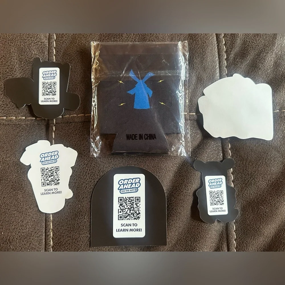 Dutch Bros Rebel Energy Skull Koozie & 5 piece Skull Sticker Set - Picture 2 of 2